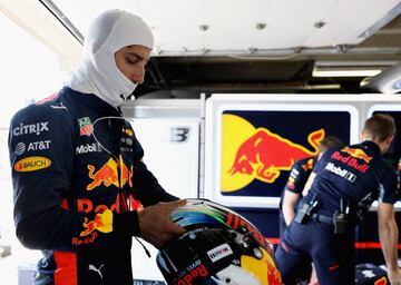 Daniel Ricciardo en la calificación del GP de Canadá.