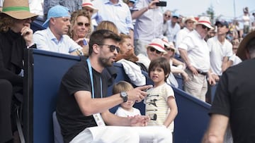 28/04/18  Semifinal TENIS TORNEO TROFEO CONDE DE GODO 
 Rafa Nadal - David Goffin
 GERARD PIQUE Y SUS HIJOS
 
 