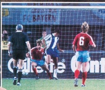 27/05/1987 FINAL COPA DE EUROPA OPORTO - BAYERN DE MUNICH 
GOL 1-1 MADJER 