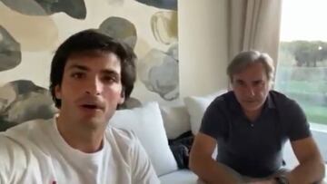 Los Sainz, padre e hijo.