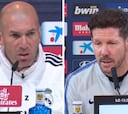 La elegante respuesta de Zidane al dardo de Simeone