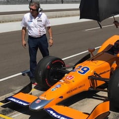 Indy 500: el entrenamiento de Alonso en directo online