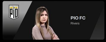 Es una streamer y youtuber mexicana. Actualmente es la unica mujer presidenta de la Kings League, el Pío FC.