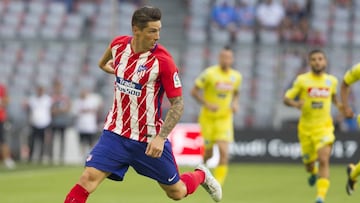 Fernando Torres, en un partido con el Atl&eacute;tico. 