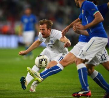 Harry Kane y Andrea Ranocchia.