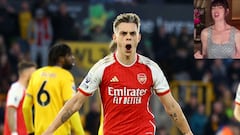 WATCH: Anne Hathaway celebrates Arsenal goal mid-interview