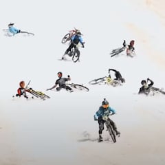 Bicis a 100km/h, caídas y caos en la Megavalanche 2022