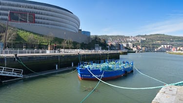 09/03/21 LA GABARRA ATHLETIC DE BILBAO FLOTABILIDAD