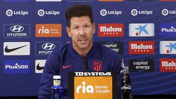 Simeone, en rueda de prensa