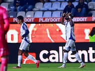 during the 10th round match between Pachuca and Puebla as part of the Liga BBVA MX Varonil, Torneo Clausura 2026 at Hidalgo Stadium, on March 07, 2026 in Pachuca, Hidalgo, Mexico.