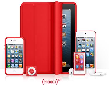 Apple apoya el día internacional contra el sida .