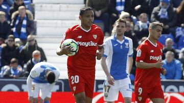 Muriel juega 20 minutos en la derrota del Sevilla ante Leganés