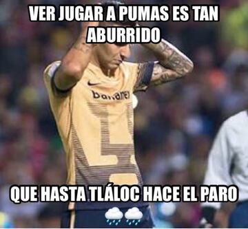 Los mejores memes del partido suspendido entre Pumas y Celaya