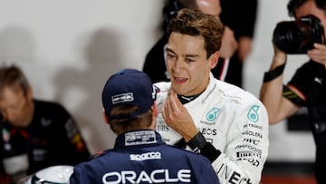 Russell took a swipe at Verstappen after the champion’s comments on his Qatar penalty: “He thinks he’s above the law, it’s unacceptable”.