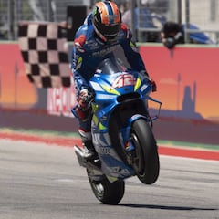 Suzuki ve en Álex Rins a su Kevin Schwantz del siglo XXI