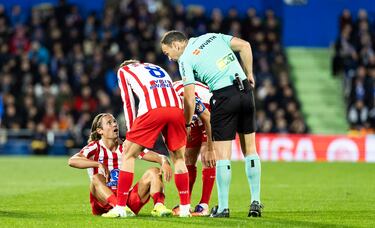 Marcos Llorente lesionado. 
 
 
