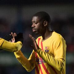 Xavi se aparta con Dembélé