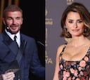 Penélope Cruz y David Beckham, los famosos a los que los españoles quieren copiar