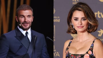 Penélope Cruz y David Beckham, los famosos a los que los españoles quieren copiar