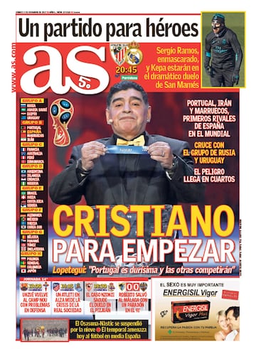 Las portadas de AS de diciembre