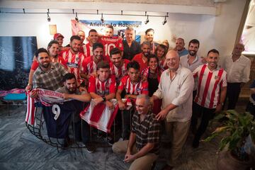 Inauguración de la Peña del Atlético en Cuba