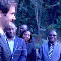 Roger Federer visits Zambia to check on his foundation