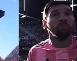 La cámara del árbitro en la final de la MLS muestra a Messi hablando ingles
