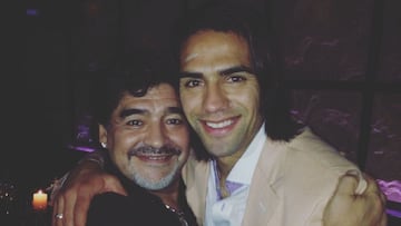 Falcao García y su mensaje a Diego Armando Maradona.