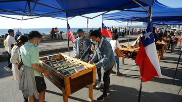 Vina del Mar, 18 de septiembre de 2021.
Borde costero de Vina del Mar durante las Fiestas Patrias
Sebastian CisternasAton Chile