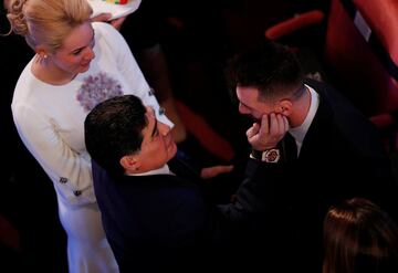Lionel Messi y Diego Maradona