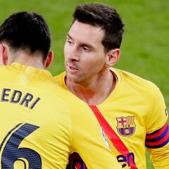 Pedri: "No había marcado un gol de cabeza en mi vida"