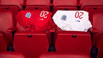 Nueva equipación de la selección inglesa de fútbol.