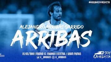 Alejandro Arribas, nuevo jugador del Oviedo.