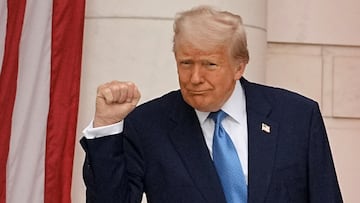 Donald Trump, presidente de Estados Unidos, durante un evento militar este 26 de mayo.