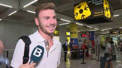 Toni Lato en el aeropuerto de Palma