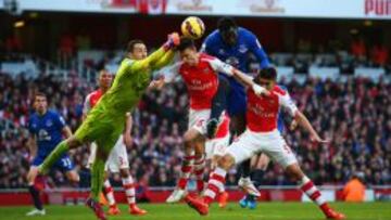 David Ospina, figura ante el Everton