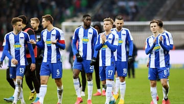 La plantilla del Hertha Berlín en cuarentena por un positivo de
coronavirus