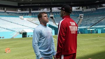 El pugilista mexicano encarar&aacute; su primer pelea del a&ntilde;o ante el turco en el Hard Rock Stadium, que contar&aacute; con un aforo reducido y aqu&iacute; te decimos c&oacute;mo asistir al esperado combate.