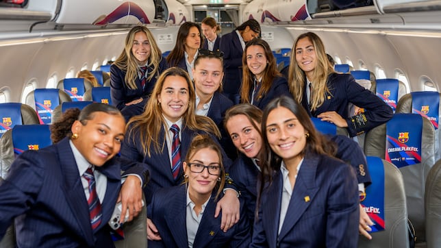 El Barcelona llega como un avión a Londres