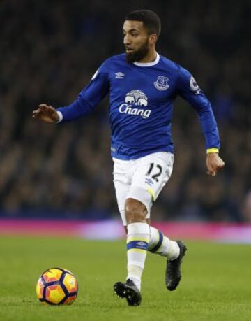 Aaron Lennon jugador del Everton puede llegar a correr 33,8km/h
