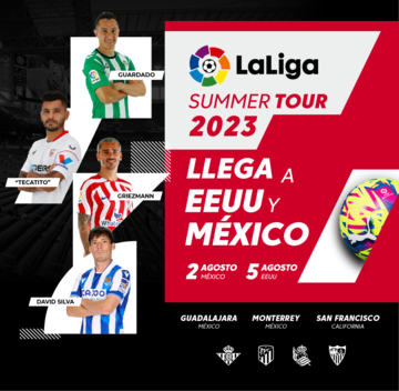 LaLiga prepara más partidos de clubes españoles en México para 2024