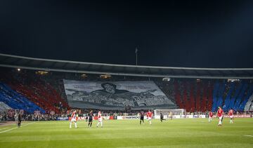 Estadio del Estrella Roja de Belgrado. Conocido como el Pequeño Maracaná.