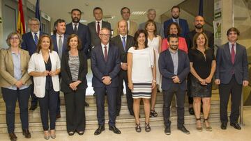 José Guirao, ministro de Cultura y Deporte, con los responsables de las Comunidades Autónomas.