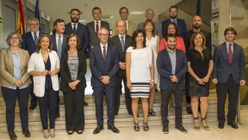 Jos&eacute; Guirao, ministro de Cultura y Deporte, con los responsables de las Comunidades Aut&oacute;nomas. 