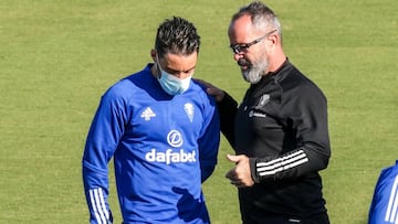 Iza Carcelén durante un entrenamiento