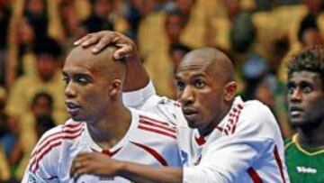 <b>DÚO GOLEADOR. </b>Cirilo (izquierda) y Pula (derecha), los dos brasileños nacionalizados de Rusia.