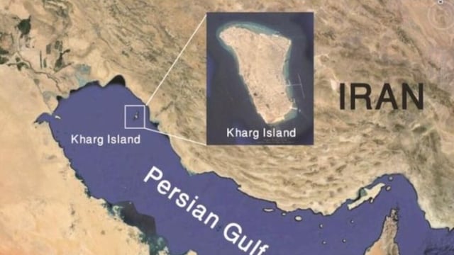Kharg Island is located in the northern Persian Gulf, just over 12 miles off the Iranian coast, and is home to Iran’s main oil export terminal.