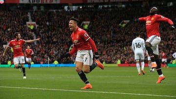 Manchester United 2-0 Swansea: Alexis Sánchez fue figura