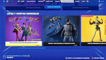 fortnite pack de club de las estacas encadenadas nuevas skins joni carmesi lucien west formal helsie cazadora