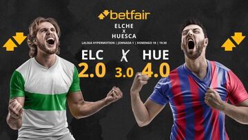 Elche CF vs. SD Huesca: horario, TV, pronósticos, estadísticas y clasificación